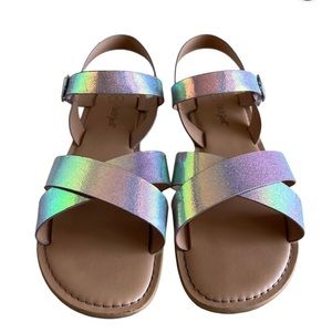 Girls' Pasha Ankle Strap Sandals - Cat &
Jack Silver